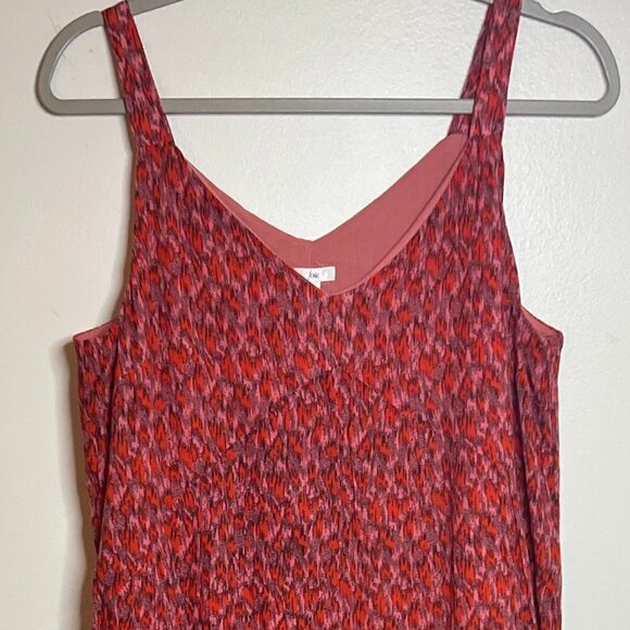 NWT Joie Red Bondi Tiered Maxi Dress Tea Rose Size Small - Picture 3 of 10